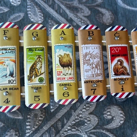 Vintage Animal Xylophone - Diamond Metallic Toy-Made in Japan - Picture 6 of 8